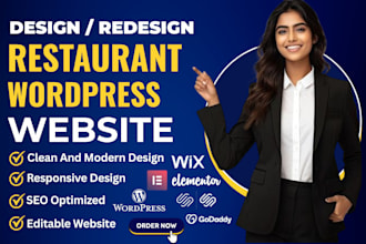 design restaurant website with online booking and ordering system club website