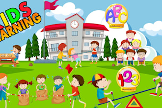 develop educational and learning app, puzzle game for kids in unity or construct