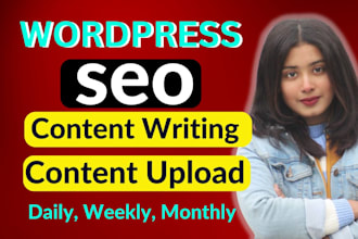 be your content writer blog writer with blog upload