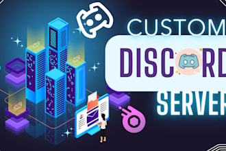create custom discord bot or discord server setup