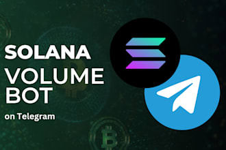 create telegram solana volume bot