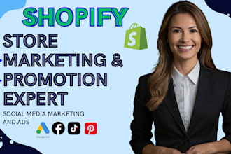do complete shopify marketing sales, shopify manager va boost shopify sales