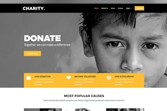 design a nonprofit wix website, non profit website on wordpress godaddy