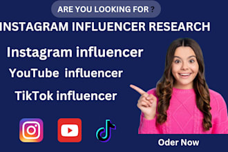 do the find best research instagram youtube influencers