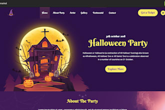 design luxury halloween shopify website costume store halloween dropshipping