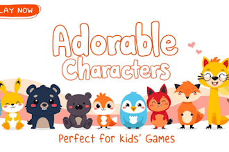create custom 2d game assets and animations for indie games