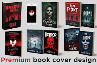 create book cover design, epic,  kindle book cover design