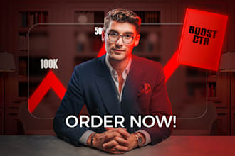 design attractive youtube thumbnail