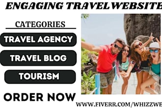 design travel agency website tour agency tourism booking travel blog website