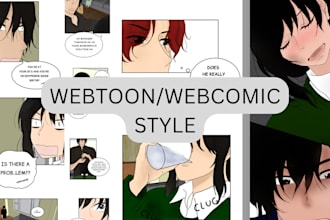 create you manga,webcomic or webtoon page