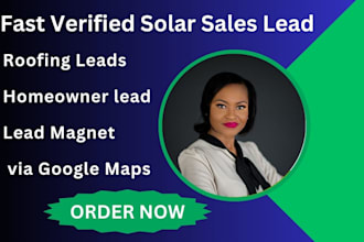 generate conversion solar sales lead, homeowner, roofing lead using google map