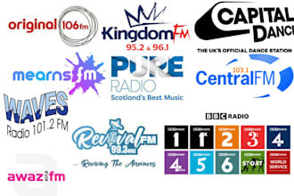 play and promote your music of all styles on bbc and scotland radio