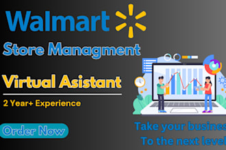 be your walmart dropshipping and wfs virtual assistant, expert walmart VA