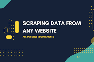 build python web scraper for web scraping, website data scraping and data mining