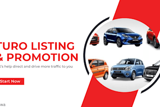 do organic turo promotion, airbnb listing, turo listing on social medias