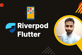 develop flutter riverpod, provider, bloc, rxdart and clean code app
