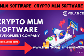 be your MLM software, MLM website, crypto MLM investment, referral web developer