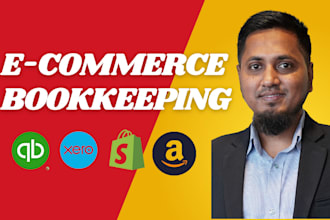 do ecommerce bookkeeping for amazon shopify ebay with quickbooks and xero