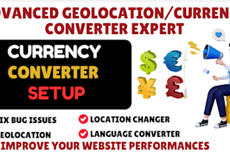 setup integrate currency language converter to your shopify wordpress wix store