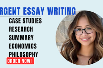 do essay writing, research summary, philosophy, economics, report