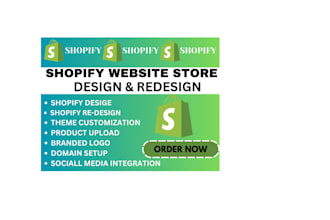 transform your shopify presence clone revamp copy or redesign your website