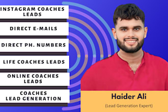 generate qualified instagram coaches leads