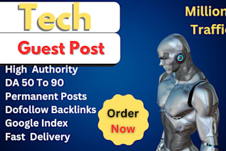 publish tech guest post high DR 70 with dofollow backlinks