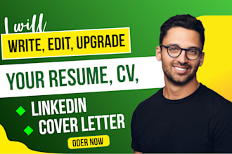audit your resume as HR professional and write or edit your CV or resume