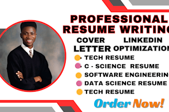 write professional tech resume writing software engineering resume linkedin opt