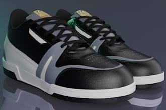 3d shoe model sneakers design 3d shoe animation 3d footwear design 3d rendering