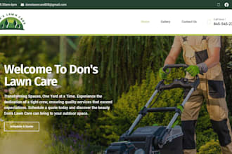 do lawn care website landscaping gardening lawn care website