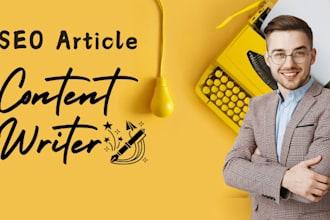 do SEO article writing blog post writing content writing