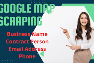 do google map scraping