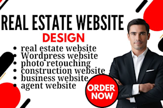 design modern real estate website, realtor properties website, idx website