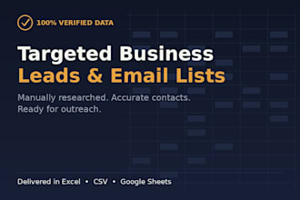 build a targeted business leads and email list
