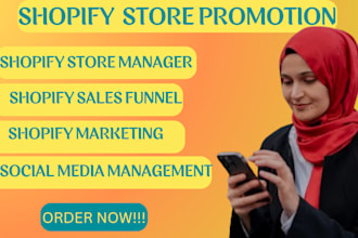 advertise and boost your shopify store  increase sales product research traffic