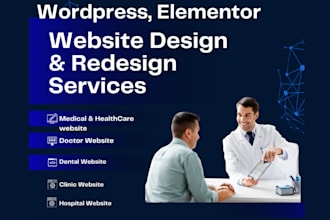 design medical doctor hospital clinic dental therapy wellness healthcare website