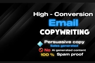 write high converting email copy for your email campaign