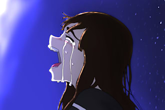 draw anime characters, fan art and illustrations