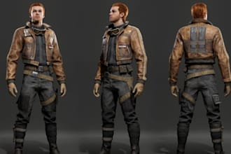build 3d character with armor, ue5 modular game character, daz asset, metahuman