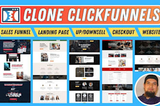 clone clickfunnels sales funnel landing page and click funnel builder expert
