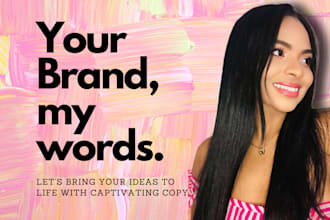 be your bilingual creative copywriter