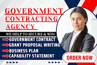 expertly write rfp rfq rfi winning bid proposal, do government contract research