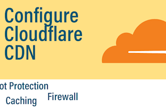 setup and configure cloudflare CDN for your website
