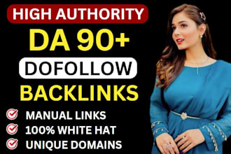 create da 90 manual high quality dofollow backlinks seo authority link building