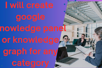 create google knowledge panel or knowledge graph for any category