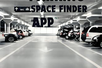 develop parking space finder app, car parking finder app, gps app
