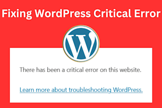 do fix wordpress critical error