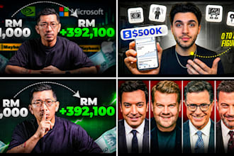 create professional finance youtube thumbnail