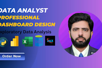 be your data analyst and custom data  visualization